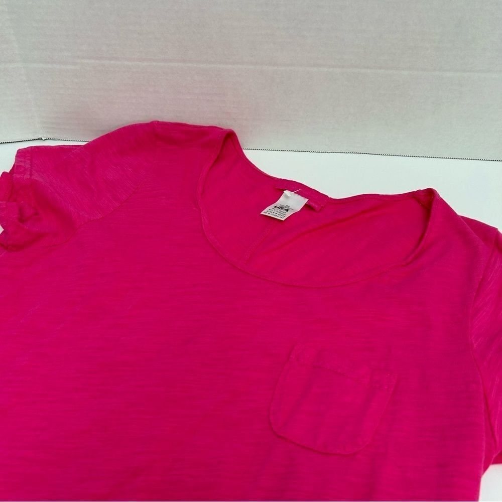 Fresh Produce NWOT Hot Pink Fuchsia‎ 100% Cotton Dress Made in USA size XS